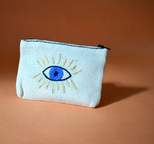 Load image into Gallery viewer, Evil Eye Embroidered Pouch