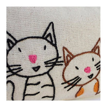 Load image into Gallery viewer, Cats Embroidered Toiletry Bag