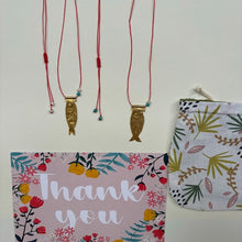 Load image into Gallery viewer, Aegean Style Silver Fish Necklace