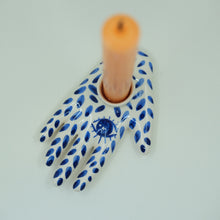 Load image into Gallery viewer, Keramik Kerzenhalter Evil Eye