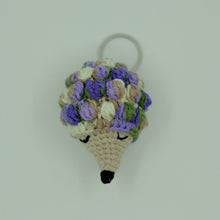 Load image into Gallery viewer, Hedgehog Handcrochet Keychain