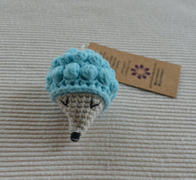 Load image into Gallery viewer, Hedgehog Handcrochet Keychain