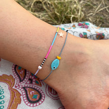 Load image into Gallery viewer, Colorful Glass Bosphorus Fish Anklet