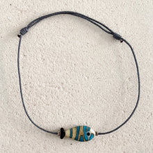Load image into Gallery viewer, Colorful Stripe Glass Bosphorus Fish Bracelet