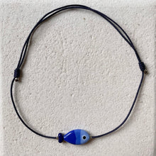 Load image into Gallery viewer, Colorful Glass Bosphorus Fish Anklet