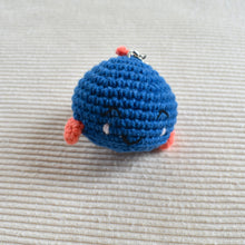 Load image into Gallery viewer, Amigurumi hand-crochet Whale Keychain