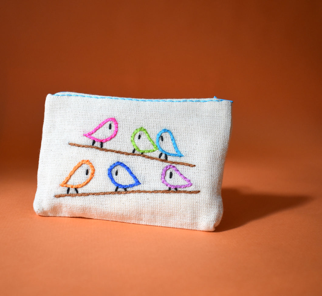 Birds on the Branch Pouch