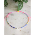 neon pink sommer halskette handgefertigt