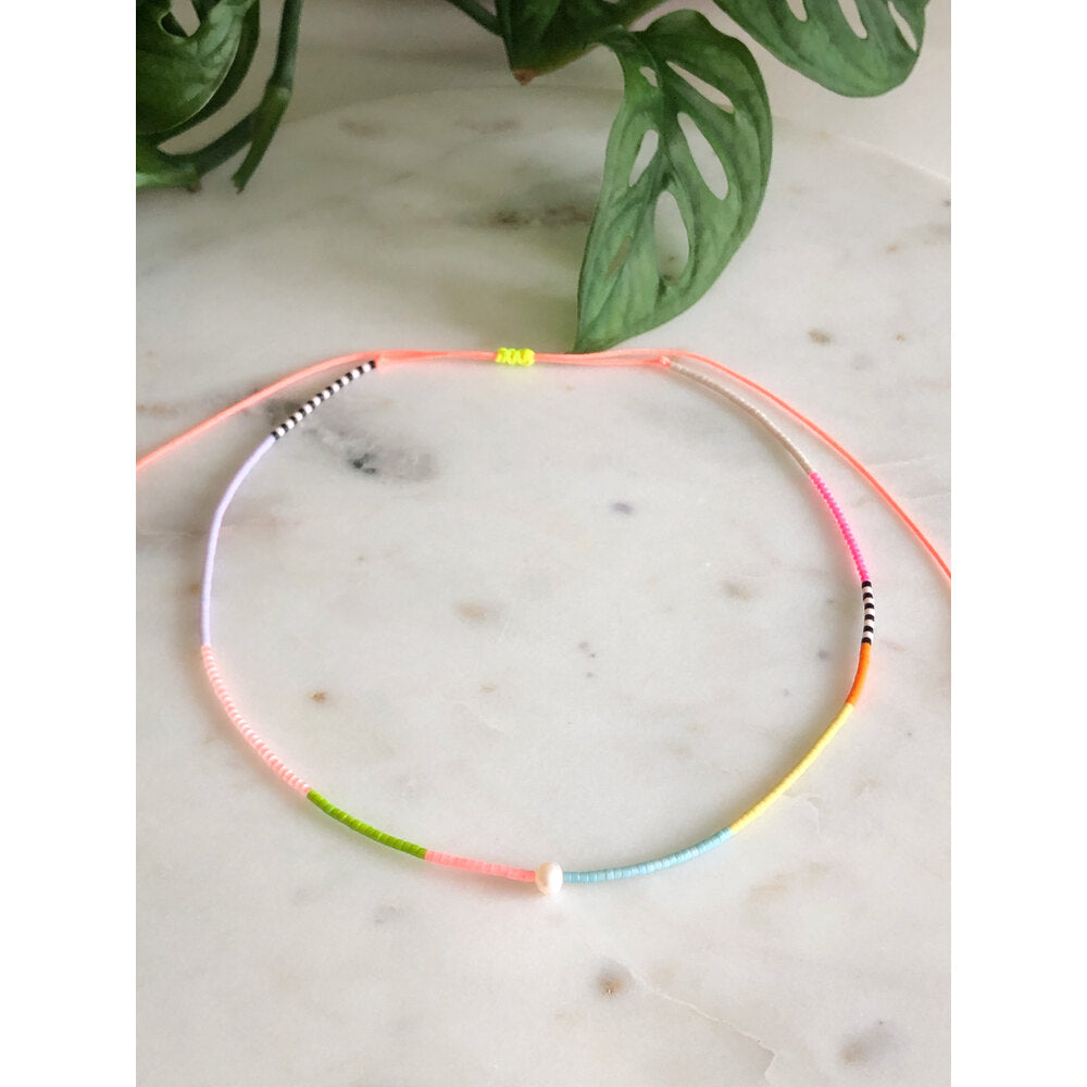 neon colorful waterproof necklace