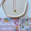Aegean Style Silberne Felicity Mini-Halskette
