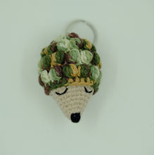 Load image into Gallery viewer, Hedgehog Handcrochet Keychain
