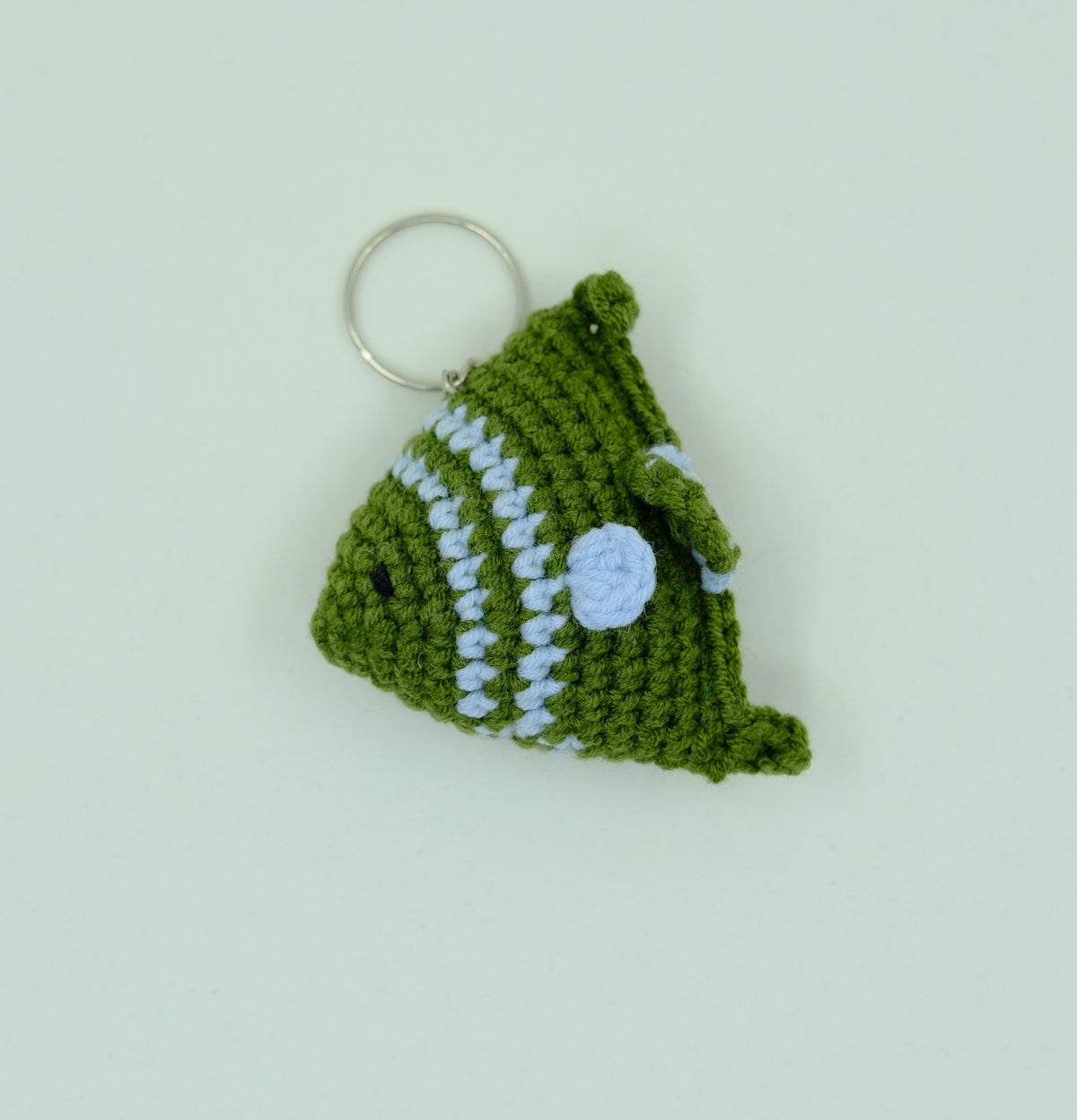 Amigurumi Bunter Fisch Schlüsselanhänger