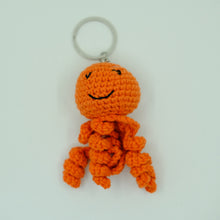 Load image into Gallery viewer, Jellyfish Crochet Bag Charm
