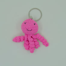 Load image into Gallery viewer, Jellyfish Crochet Bag Charm
