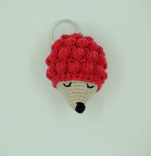 Load image into Gallery viewer, Hedgehog Handcrochet Keychain
