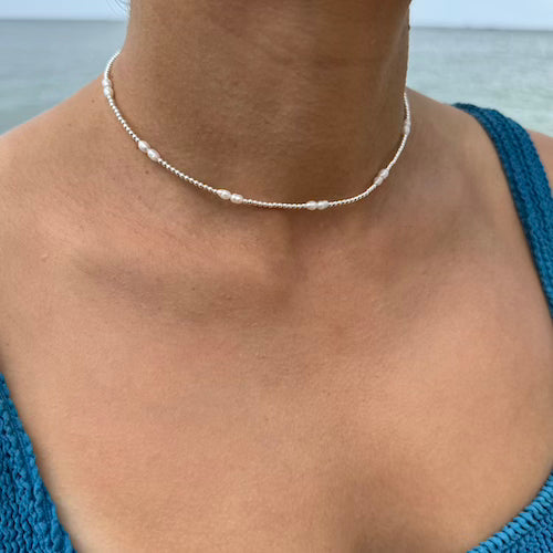Minimalistische Silberkette