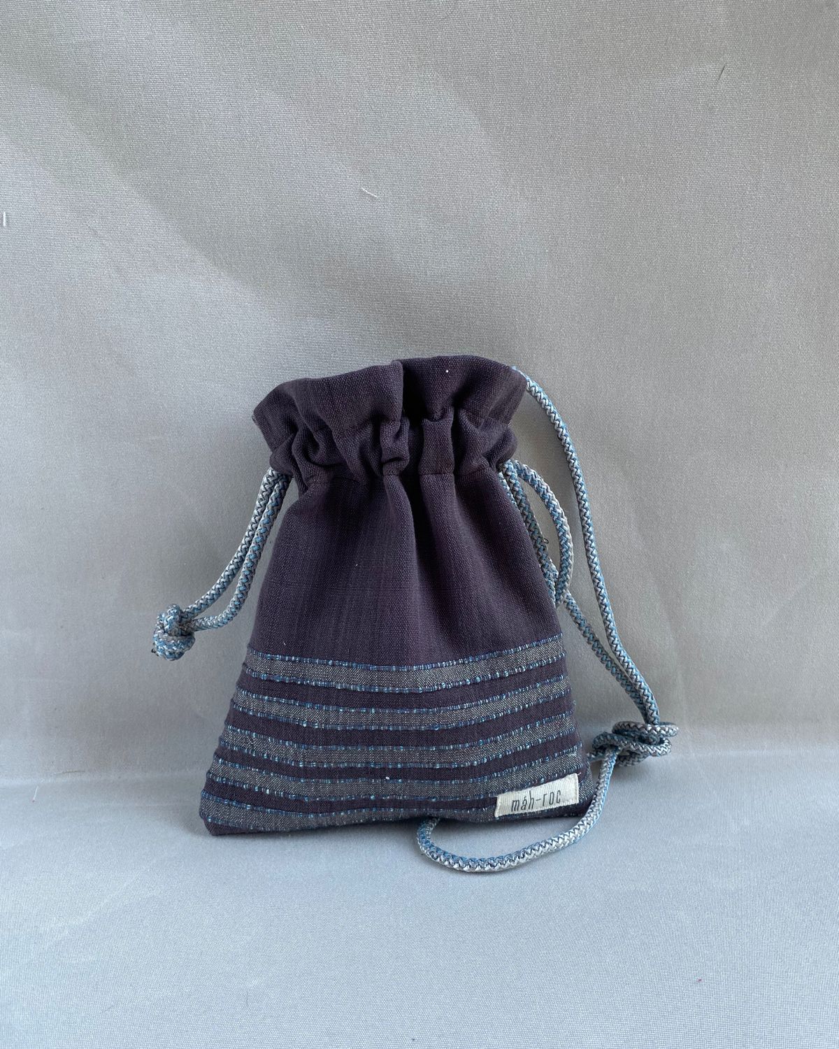 Mini-Tasche mah-roc Violett Grau