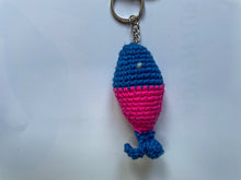 Load image into Gallery viewer, Amigurumi Colourful Fish Keychain
