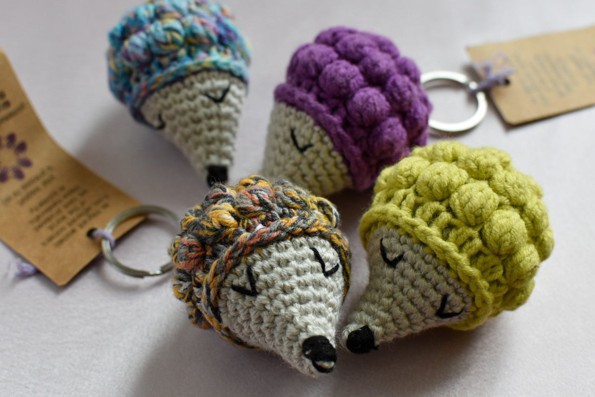 Hedgehog Doll Keychain - Amigurumi