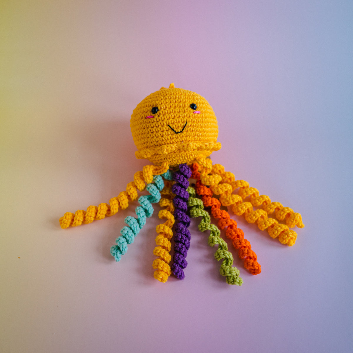 Quallen-Amigurumi-Spielzeuge