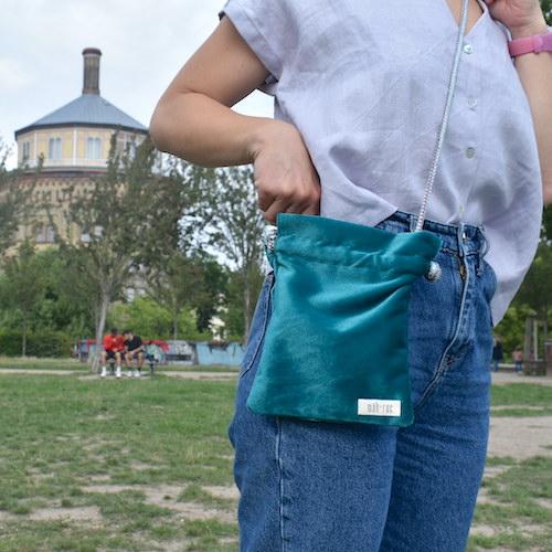 Velvet Lapis Mini Bag by máh-roc