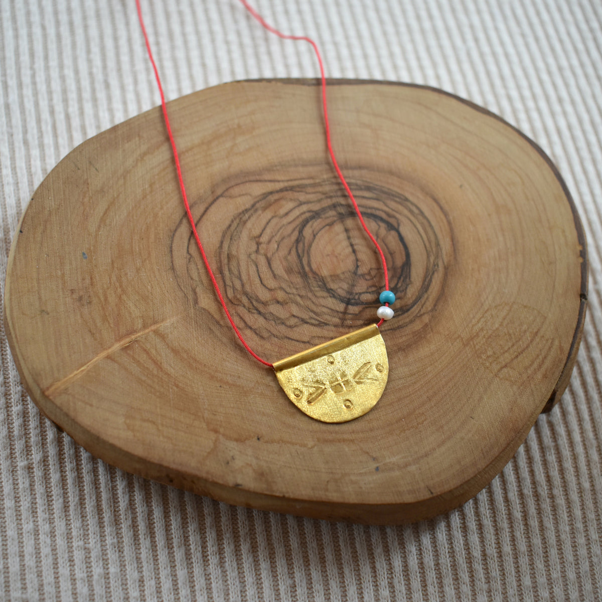 silver gold plated necklace handcrafted