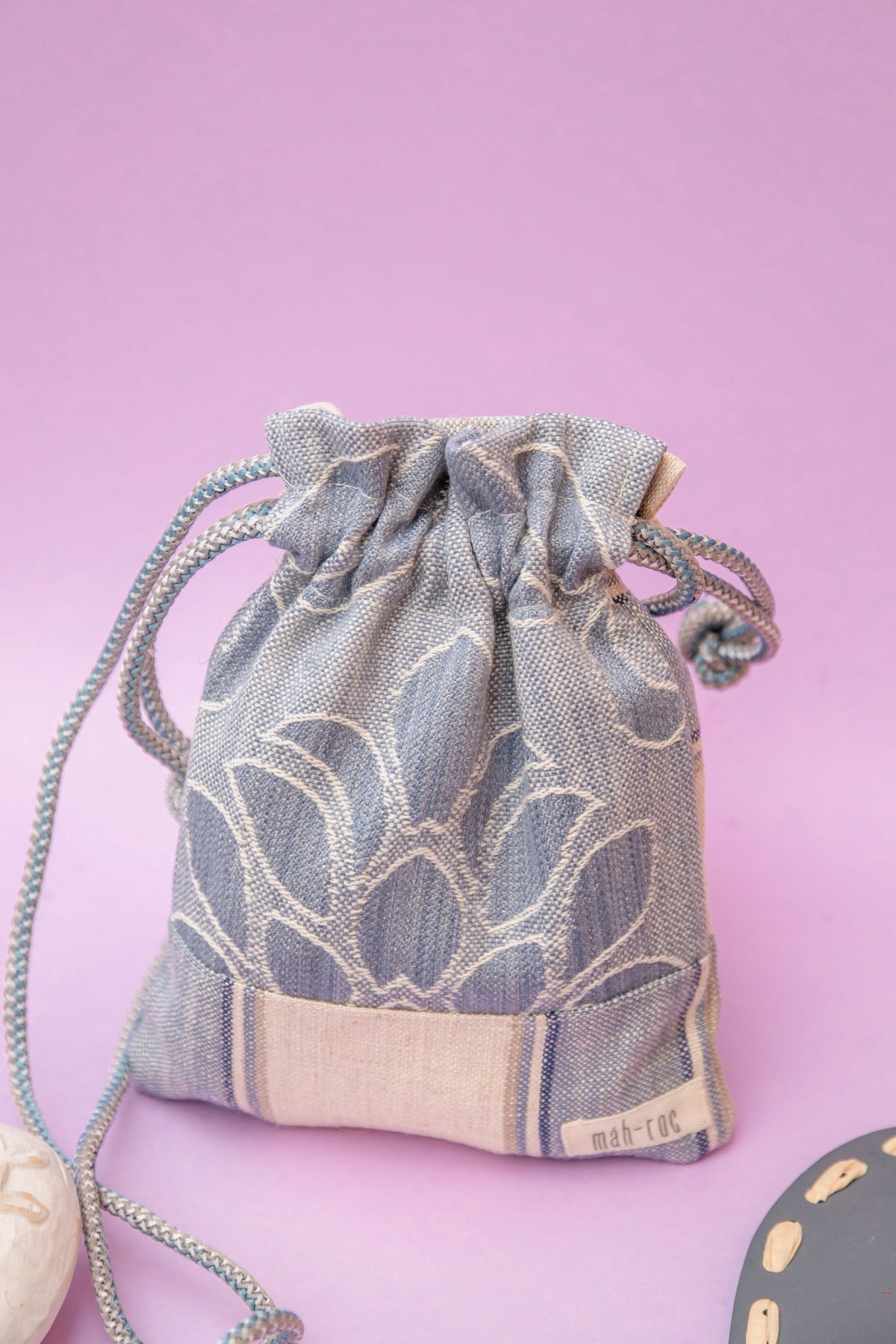 Mini Bag mah-roc Patchwork - Aurora Blau