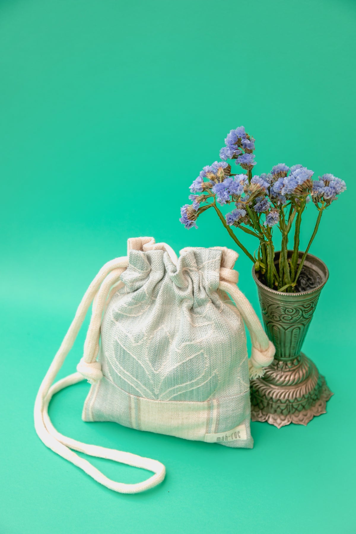 Mini-Tasche mah-roc Patchwork - Aurora Mint