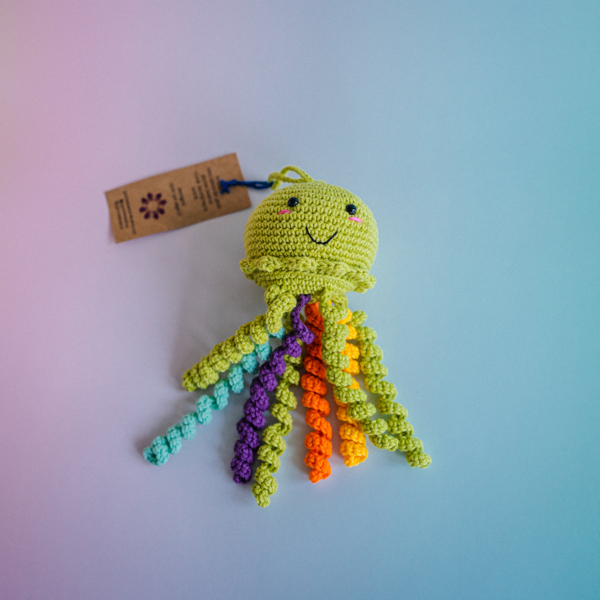 Quallen-Amigurumi-Spielzeuge