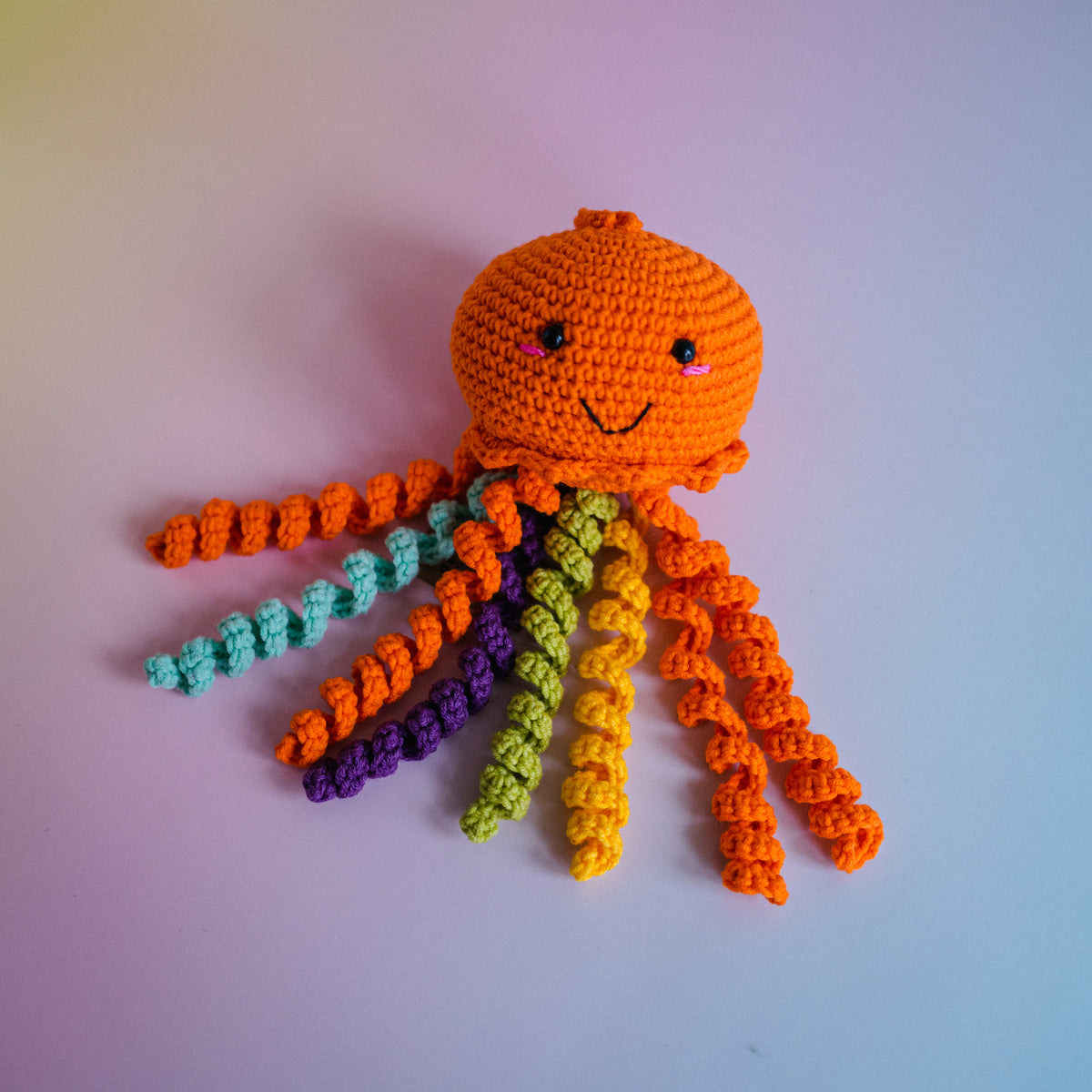 Quallen-Amigurumi-Spielzeuge