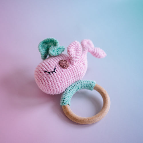 Amigurumi handgehäkelte Beißringe